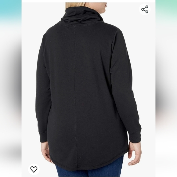 ⭐️40% Off⭐️ Just My Size French Terry Cowl Neck Plus Size Tunic - Picture 2 of 11